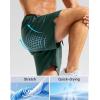 imageG Gradual Mens Gym Workout Shorts Zipper Pockets 5  7 Quick Dry Breathable Runing Athletic Short for MenOlive Green