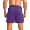 imageG Gradual Mens Gym Workout Shorts Zipper Pockets 5  7 Quick Dry Breathable Runing Athletic Short for MenPurple