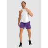 imageG Gradual Mens Gym Workout Shorts Zipper Pockets 5  7 Quick Dry Breathable Runing Athletic Short for MenPurple