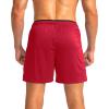 imageG Gradual Mens Gym Workout Shorts Zipper Pockets 5  7 Quick Dry Breathable Runing Athletic Short for MenRed