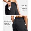 imageG Gradual Womens 303234 Inseam Tall Sweatpants Cotton Joggers with Zipper Pockets Yoga Lounge Athletic Pants for WomenBlack