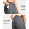 imageG Gradual Womens 303234 Inseam Tall Sweatpants Cotton Joggers with Zipper Pockets Yoga Lounge Athletic Pants for WomenDark Grey
