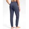 imageG Gradual Womens 303234 Inseam Tall Sweatpants Cotton Joggers with Zipper Pockets Yoga Lounge Athletic Pants for WomenDusty Blue