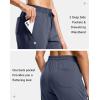 imageG Gradual Womens 303234 Inseam Tall Sweatpants Cotton Joggers with Zipper Pockets Yoga Lounge Athletic Pants for WomenDusty Blue