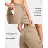 imageG Gradual Womens 303234 Inseam Tall Sweatpants Cotton Joggers with Zipper Pockets Yoga Lounge Athletic Pants for WomenKhaki