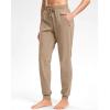 imageG Gradual Womens 303234 Inseam Tall Sweatpants Cotton Joggers with Zipper Pockets Yoga Lounge Athletic Pants for WomenKhaki