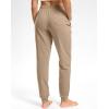imageG Gradual Womens 303234 Inseam Tall Sweatpants Cotton Joggers with Zipper Pockets Yoga Lounge Athletic Pants for WomenKhaki