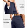 imageG Gradual Womens 303234 Inseam Tall Sweatpants Cotton Joggers with Zipper Pockets Yoga Lounge Athletic Pants for WomenNavy
