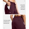 imageG Gradual Womens 303234 Inseam Tall Sweatpants Cotton Joggers with Zipper Pockets Yoga Lounge Athletic Pants for WomenWine