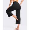 imageG Gradual Womens Capri Pants with Pockets High Waist Yoga Pants Wide Leg Workout Summer Pants for Casual Travel ExerciseBlack