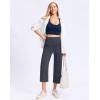 imageG Gradual Womens Capri Pants with Pockets High Waist Yoga Pants Wide Leg Workout Summer Pants for Casual Travel ExerciseGrey Blue