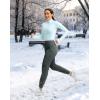 imageG Gradual Womens Fleece Lined Joggers 283032 High Waisted Sweatpants Water Resistant Thermal Warm Pants Zipper PocketsDark Grey