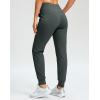 imageG Gradual Womens Fleece Lined Joggers 283032 High Waisted Sweatpants Water Resistant Thermal Warm Pants Zipper PocketsDark Grey