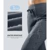 imageG Gradual Womens Fleece Lined Joggers 283032 High Waisted Sweatpants Water Resistant Thermal Warm Pants Zipper PocketsDusty Blue Heather