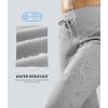 imageG Gradual Womens Fleece Lined Joggers 283032 High Waisted Sweatpants Water Resistant Thermal Warm Pants Zipper PocketsMedium Grey Heather