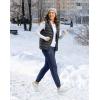 imageG Gradual Womens Fleece Lined Joggers 283032 High Waisted Sweatpants Water Resistant Thermal Warm Pants Zipper PocketsNavy