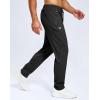imageMens Fleece Lined Winter Pants 323436 Inseam Tall Sweatpants with Zipper Pockets Warm Athletic Joggers MenBlack