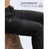 imageMens Fleece Lined Winter Pants 323436 Inseam Tall Sweatpants with Zipper Pockets Warm Athletic Joggers MenBlack