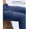imageMens Fleece Lined Winter Pants 323436 Inseam Tall Sweatpants with Zipper Pockets Warm Athletic Joggers MenBlue