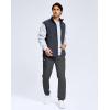 imageMens Fleece Lined Winter Pants 323436 Inseam Tall Sweatpants with Zipper Pockets Warm Athletic Joggers MenCharcoal