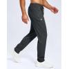 imageMens Fleece Lined Winter Pants 323436 Inseam Tall Sweatpants with Zipper Pockets Warm Athletic Joggers MenDark Grey