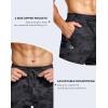 imageMens Fleece Lined Winter Pants 323436 Inseam Tall Sweatpants with Zipper Pockets Warm Athletic Joggers MenGrey Camo