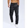 imageMens Fleece Lined Winter Pants 323436 Inseam Tall Sweatpants with Zipper Pockets Warm Athletic Joggers MenGrey Camo