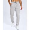 imageMens Fleece Lined Winter Pants 323436 Inseam Tall Sweatpants with Zipper Pockets Warm Athletic Joggers MenHeather Medium Grey