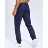 imageMens Fleece Lined Winter Pants 323436 Inseam Tall Sweatpants with Zipper Pockets Warm Athletic Joggers MenNavy