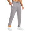imageMens Fleece Lined Winter Pants 323436 Inseam Tall Sweatpants with Zipper Pockets Warm Athletic Joggers MenGrey Space Dye