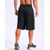 imageG Gradual Mens 12 Long Basketball Shorts with Pockets Lightweight Loose Fit Athletic Shorts Mesh Gym Shorts for MenBlack