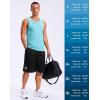 imageG Gradual Mens 12 Long Basketball Shorts with Pockets Lightweight Loose Fit Athletic Shorts Mesh Gym Shorts for MenBlack