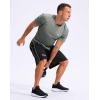 imageG Gradual Mens 12 Long Basketball Shorts with Pockets Lightweight Loose Fit Athletic Shorts Mesh Gym Shorts for MenBlackWhite
