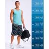 imageG Gradual Mens 12 Long Basketball Shorts with Pockets Lightweight Loose Fit Athletic Shorts Mesh Gym Shorts for MenBlue Camo