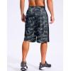 imageG Gradual Mens 12 Long Basketball Shorts with Pockets Lightweight Loose Fit Athletic Shorts Mesh Gym Shorts for MenBlue Camo