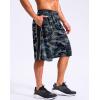 imageG Gradual Mens 12 Long Basketball Shorts with Pockets Lightweight Loose Fit Athletic Shorts Mesh Gym Shorts for MenBlue Camo