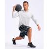 imageG Gradual Mens 12 Long Basketball Shorts with Pockets Lightweight Loose Fit Athletic Shorts Mesh Gym Shorts for MenBlue Camo