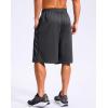 imageG Gradual Mens 12 Long Basketball Shorts with Pockets Lightweight Loose Fit Athletic Shorts Mesh Gym Shorts for MenDark Grey