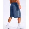 imageG Gradual Mens 12 Long Basketball Shorts with Pockets Lightweight Loose Fit Athletic Shorts Mesh Gym Shorts for MenDusty Blue