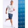 imageG Gradual Mens 12 Long Basketball Shorts with Pockets Lightweight Loose Fit Athletic Shorts Mesh Gym Shorts for MenDusty Blue