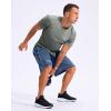 imageG Gradual Mens 12 Long Basketball Shorts with Pockets Lightweight Loose Fit Athletic Shorts Mesh Gym Shorts for MenDusty Blue
