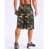 imageG Gradual Mens 12 Long Basketball Shorts with Pockets Lightweight Loose Fit Athletic Shorts Mesh Gym Shorts for MenGreen Camo