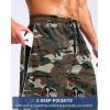 imageG Gradual Mens 12 Long Basketball Shorts with Pockets Lightweight Loose Fit Athletic Shorts Mesh Gym Shorts for MenGreen Camo