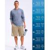 imageG Gradual Mens 12 Long Basketball Shorts with Pockets Lightweight Loose Fit Athletic Shorts Mesh Gym Shorts for MenKhaki