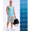 imageG Gradual Mens 12 Long Basketball Shorts with Pockets Lightweight Loose Fit Athletic Shorts Mesh Gym Shorts for MenLight Grey
