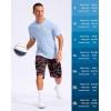 imageG Gradual Mens 12 Long Basketball Shorts with Pockets Lightweight Loose Fit Athletic Shorts Mesh Gym Shorts for MenRed Camo