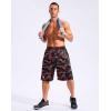 imageG Gradual Mens 12 Long Basketball Shorts with Pockets Lightweight Loose Fit Athletic Shorts Mesh Gym Shorts for MenRed Camo