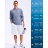imageG Gradual Mens 12 Long Basketball Shorts with Pockets Lightweight Loose Fit Athletic Shorts Mesh Gym Shorts for MenWhite