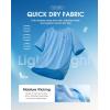 imageG Gradual Mens Workout Dry Fit Shirts Athletic Performance TShirts Moisture Wicking Lightweight Tee Shirts for Gym RunningAzure Blue