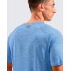 imageG Gradual Mens Workout Dry Fit Shirts Athletic Performance TShirts Moisture Wicking Lightweight Tee Shirts for Gym RunningAzure Blue